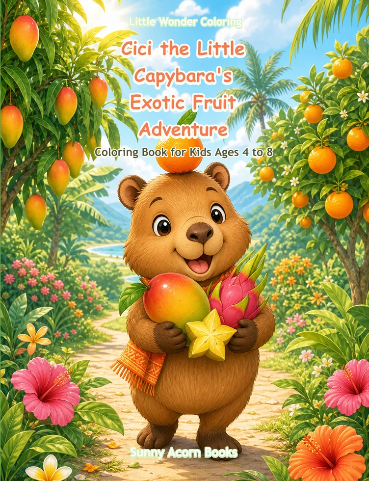 Cici the Little Capybara's Exotic Fruit Adventure cover