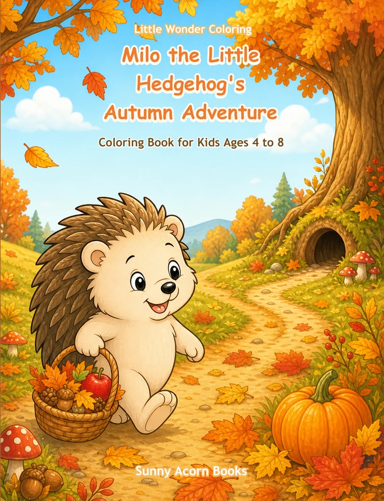 Milo the Little Hedgehog's Autumn Adventure cover