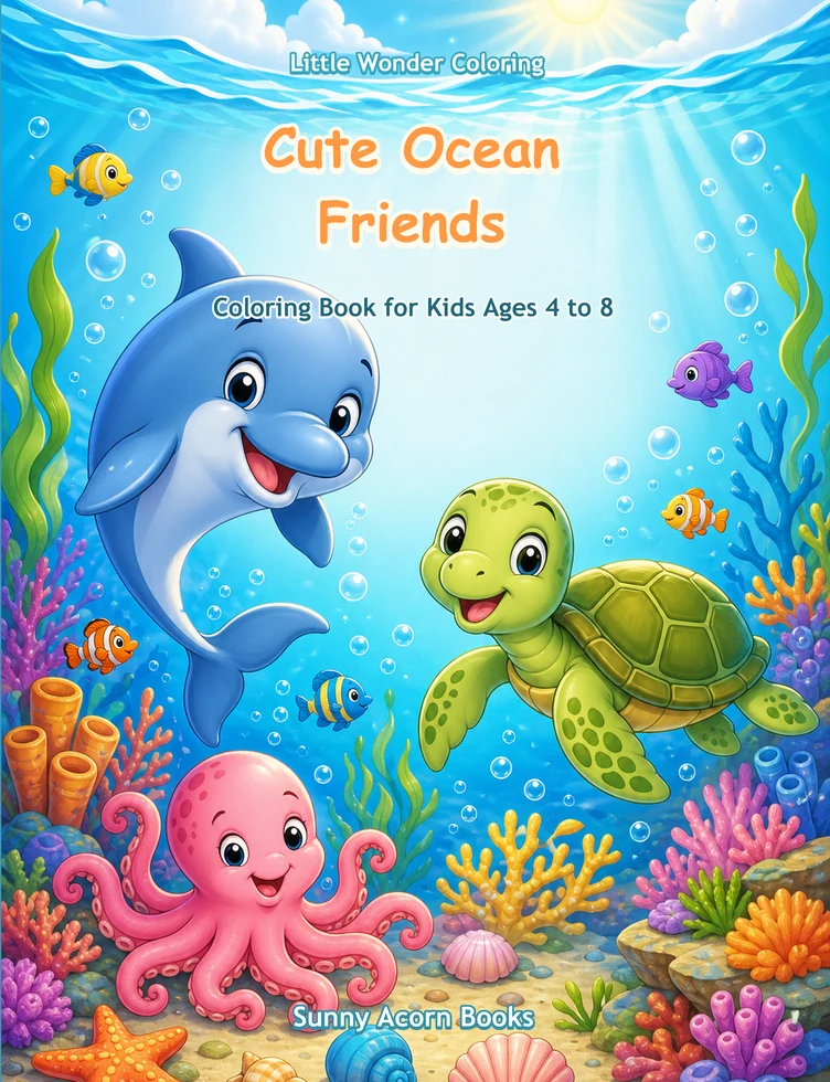 Cute Ocean Friends cover